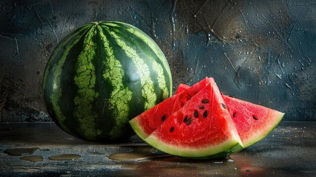 Melon d'eau entier d'été