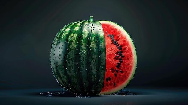 Melon d'eau entier sans graines