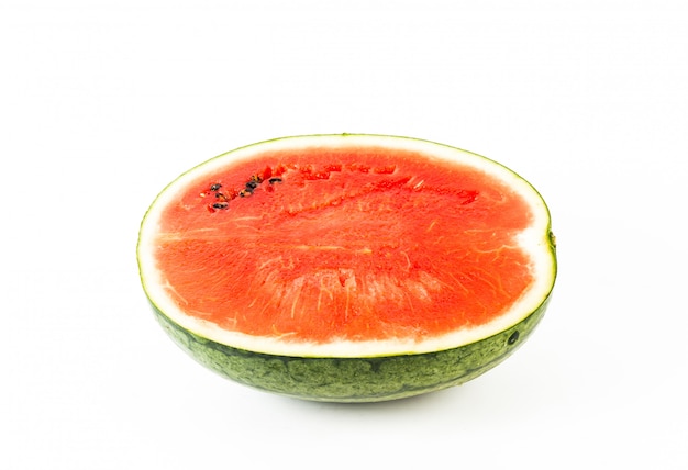 melon d&#39;eau sur fond blanc