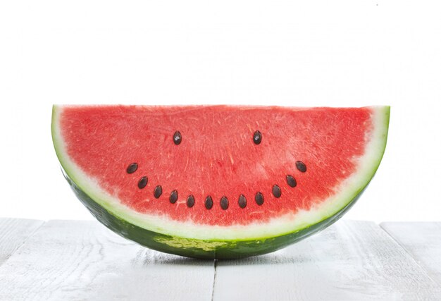 Melon d&#39;eau souriant