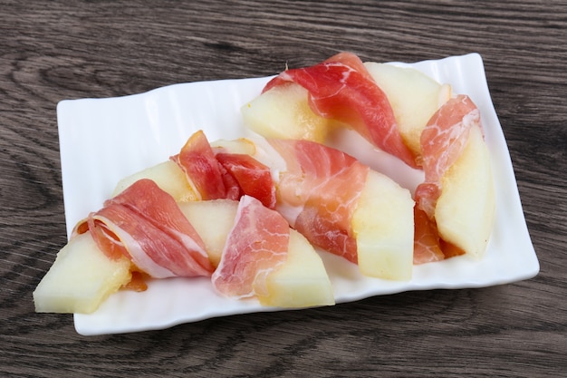 Melon avec prosciutto