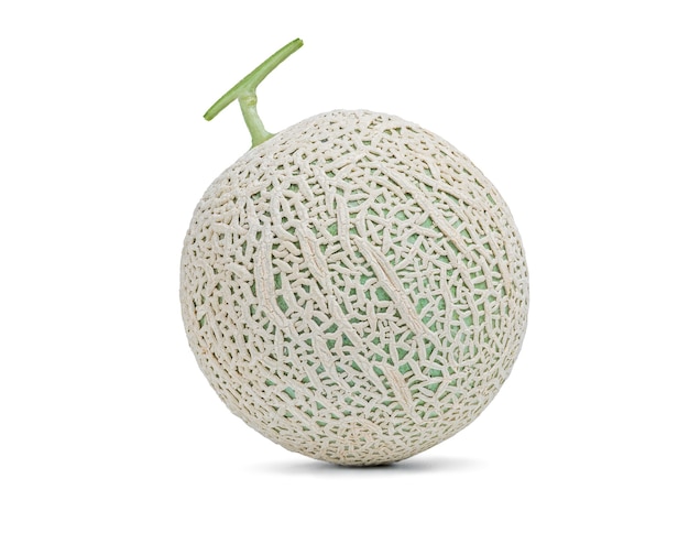 Melon vert doux frais sur sur fond blanc