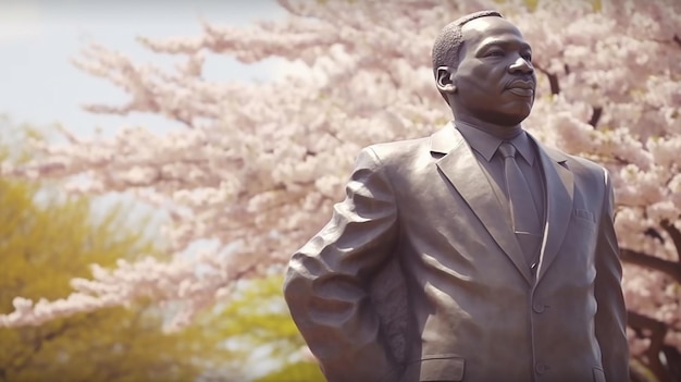 Mémorial du leader des droits civiques de Washington, Martin Luther King Jr, à West Potomac Park Generative AI