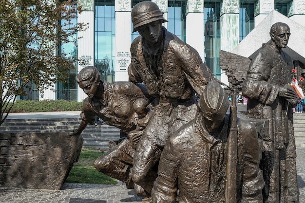 Mémorial des insurgés aux combattants polonais du soulèvement de Varsovie à Varsovie Pologne