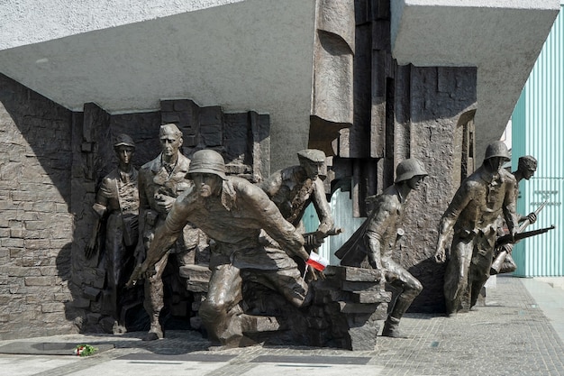 Mémorial des insurgés aux combattants polonais du soulèvement de Varsovie à Varsovie Pologne