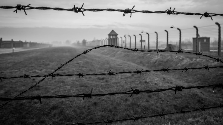 Photo mémorial et musée d'auschwitz-birkenau