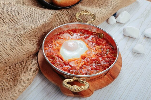 Menemen cuisine turque ou omelette