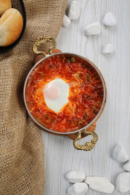 Menemen, cuisine turque ou omelette