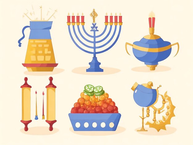 Photo menorah collections d'images d'arrière-plan mignons fonds d'écran ai générés