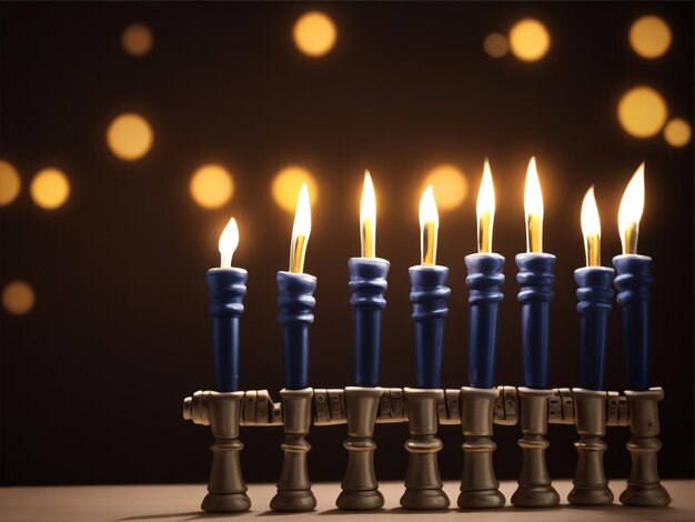 Menorah collections d'images d'arrière-plan mignons fonds d'écran ai générés