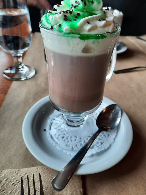 la menthe au chocolat