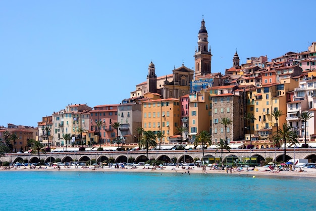 Photo menton côte d'azur sud de la france