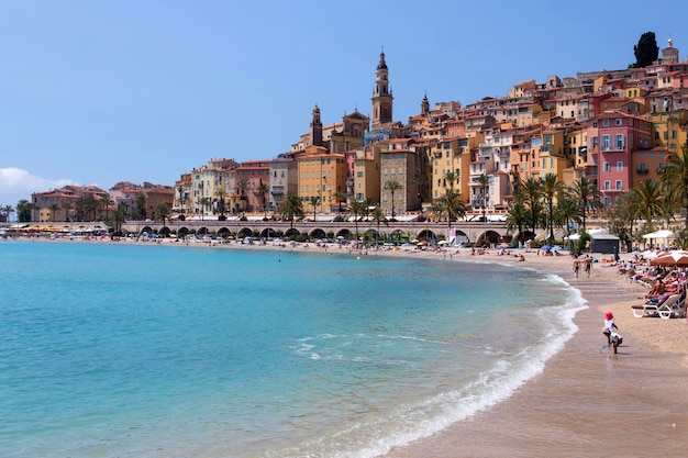 Photo menton côte d'azur sud de la france