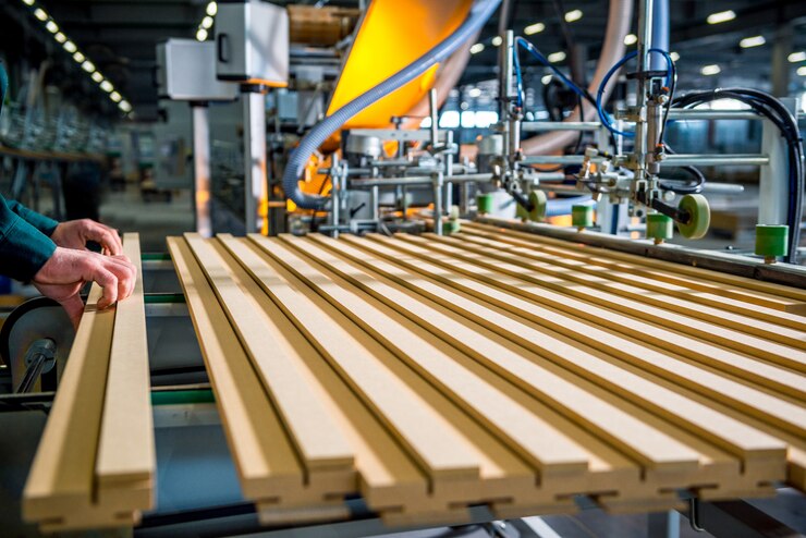 Photo une menuiserie avec de vieilles machines