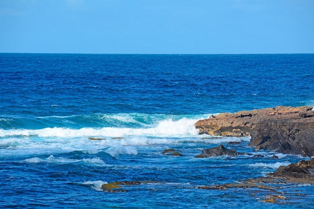 Mer agitée à Argentiera Sardaigne