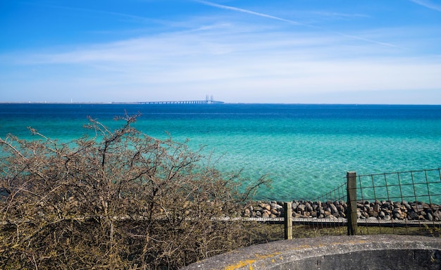 Mer Baltique du haut du fort de Dragor Danemark