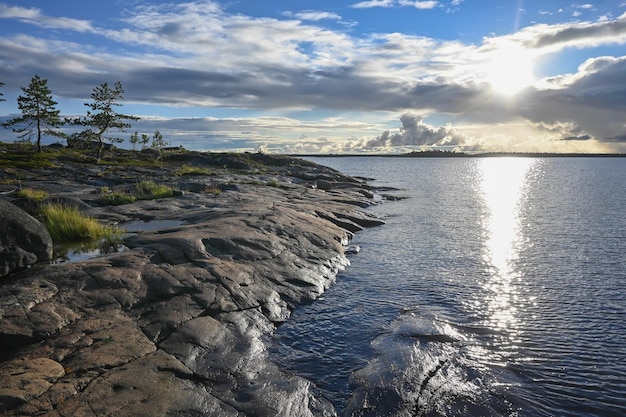 La Mer Blanche à la fin de l'été