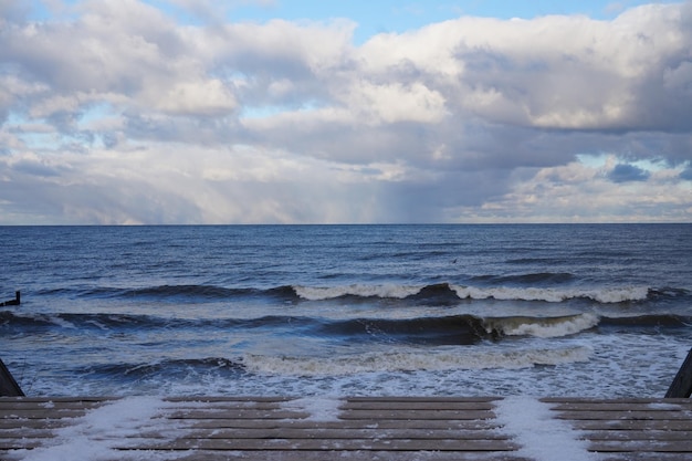 Mer et ciel dramatique