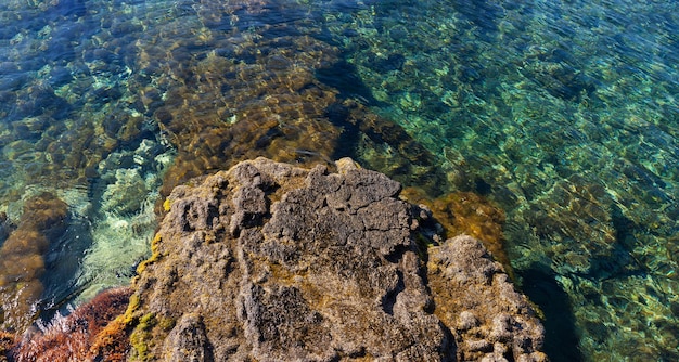 Mer colorée de Linosa Sicile