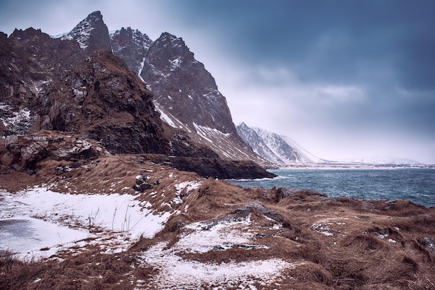 Mer de Norvège d'hiver