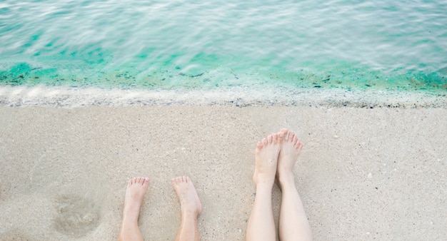 Mer et plage en été avec des vacances Samae San Chonburi Thaïlande