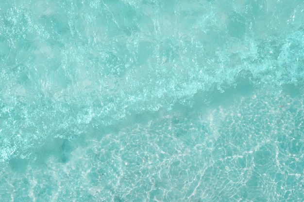 Photo mer vue de dessus nature fond clair l'eau de l'océan de la thaïlande à la journée ensoleillée