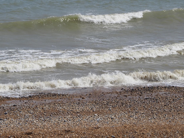 Mer vue de la plage