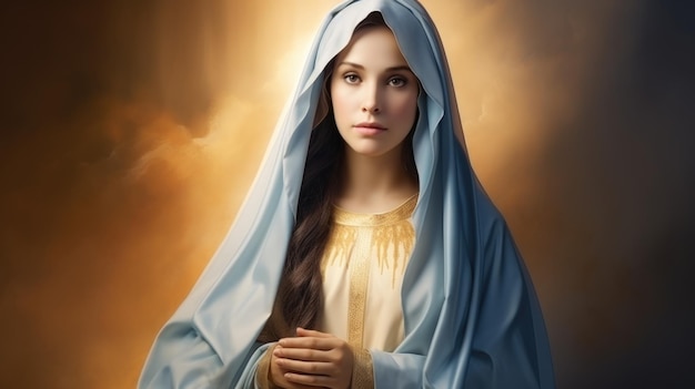 Photo la mère de jésus-christ la sainte vierge marie religion foi bible madone