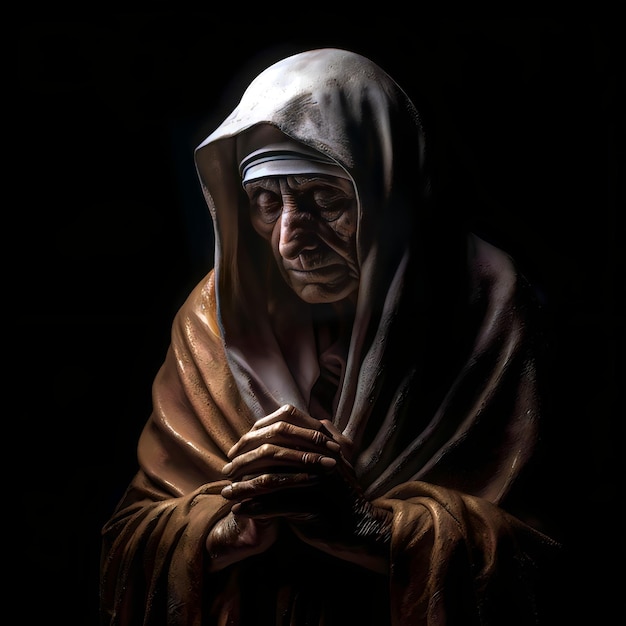 Mère Teresa Portrait