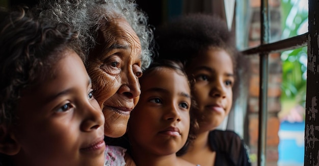 Mères et filles des Caraïbes ensemble pour la célébration de la fête des mères