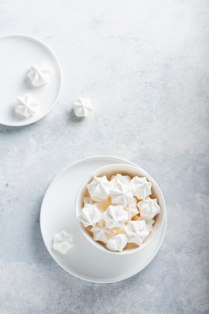 Meringue blanche sucrée