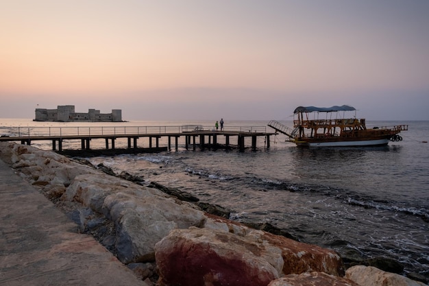 Mersin Turquie 24 août 2021 Kizkalesi ou Maiden Castle près de Mersin