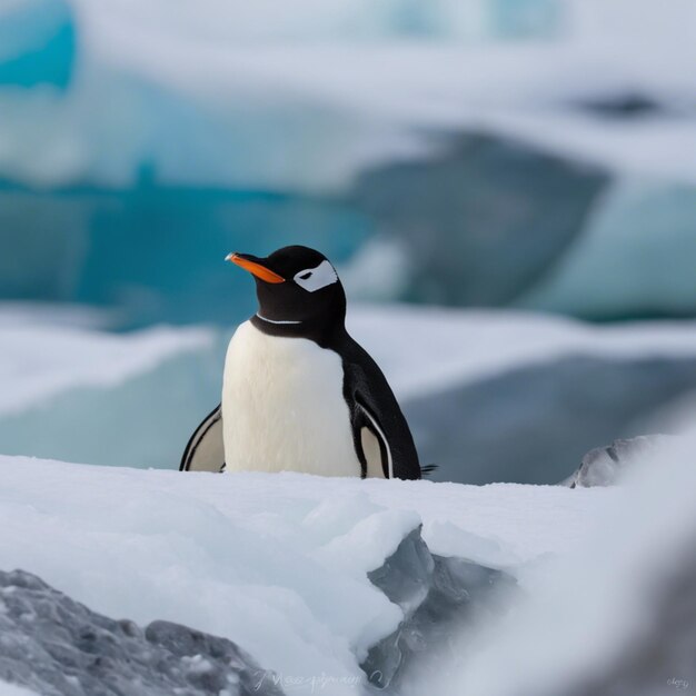 La merveille de l'Antarctique protège les pingouins qui ne peuvent pas voler