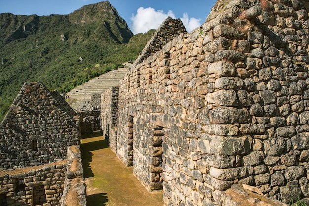 Merveille du monde Machu Picchu au Pérou