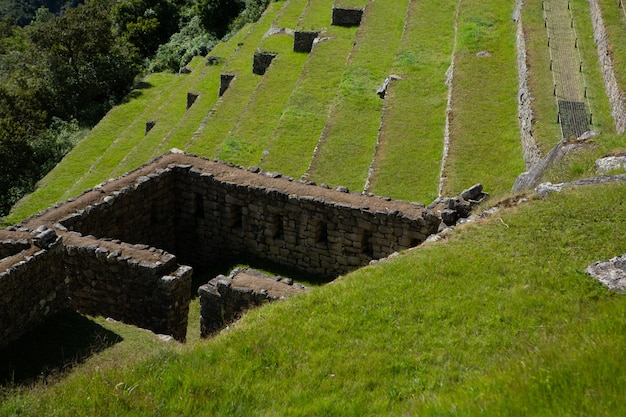 Merveille du monde Machu Picchu au Pérou