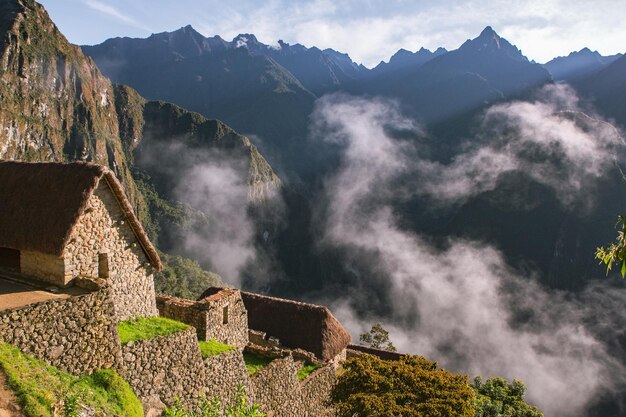 Merveille du monde Machu Picchu au Pérou