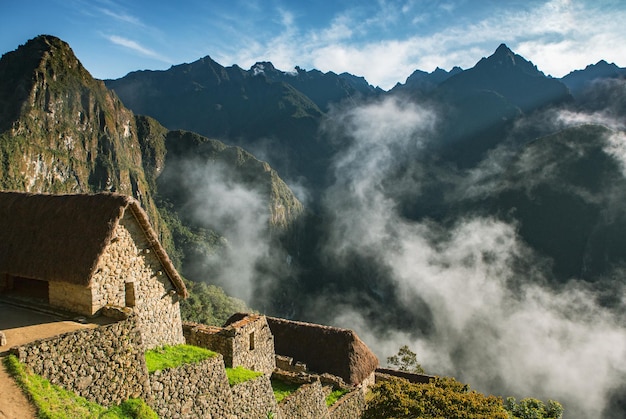 Merveille du monde Machu Picchu au Pérou