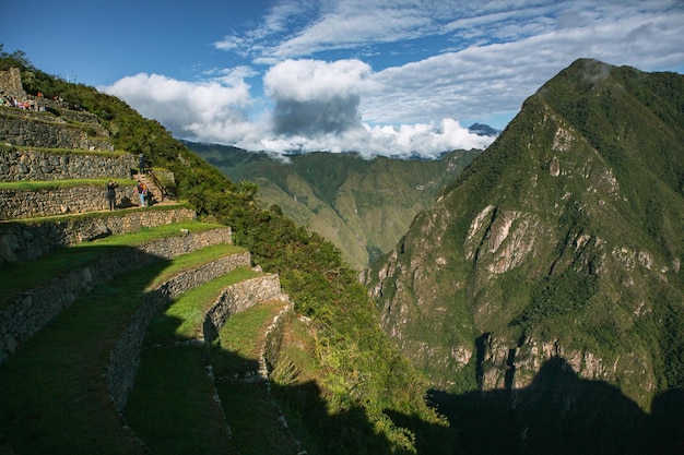 Merveille du monde Machu Picchu au Pérou