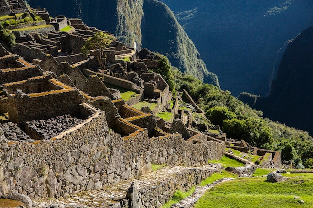 Merveille du monde Machu Picchu au Pérou