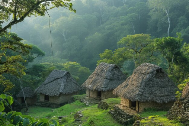 Les merveilles de la civilisation maya ancienne et l'architecture hypnotisante au cœur de la jungle un visuel