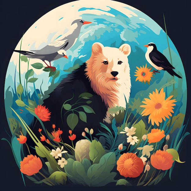 Merveilles de la faune Captivant Animal Day Photos et illustrations