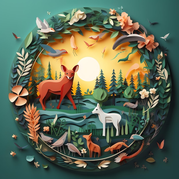 Merveilles de la faune Captivant Animal Day Photos et illustrations