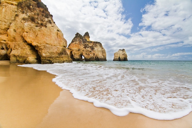 Photo merveilleuse plage portugaise