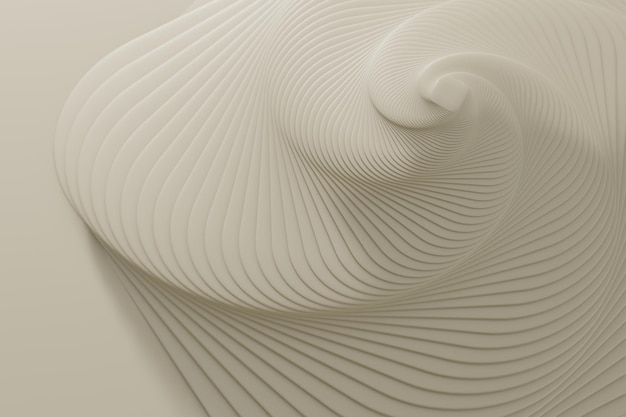 Merveilleux fond de tourbillon abstrait formes de gradient blanc à la mode forme de courbe liquide en mouvement