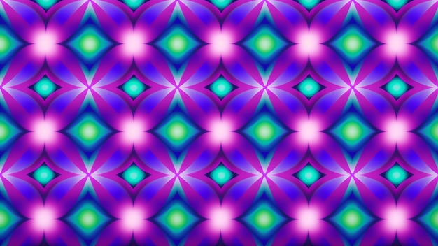 Un merveilleux motif abstrait avec un fond violet et bleu AI Generative