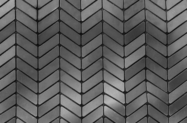Métal gris disposé en arrière-plan de formes géométriques pour la conception de votre travail.