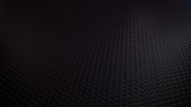 Métal noir palais raide trou cercle motif texture fond modèle de conception en acier inoxydable scifi