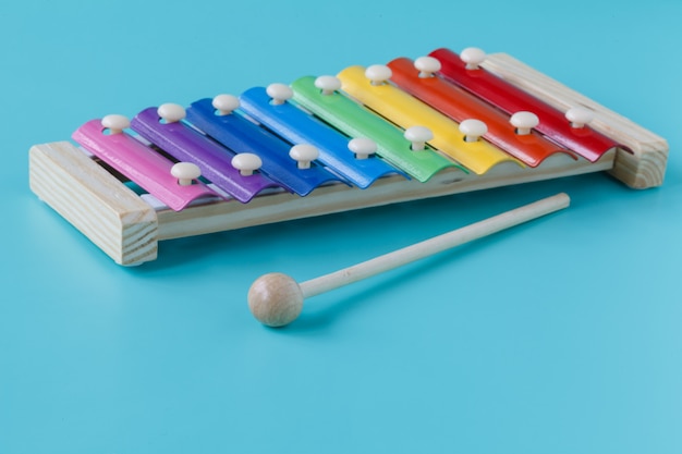 Photo métallophone xylophone pour enfants