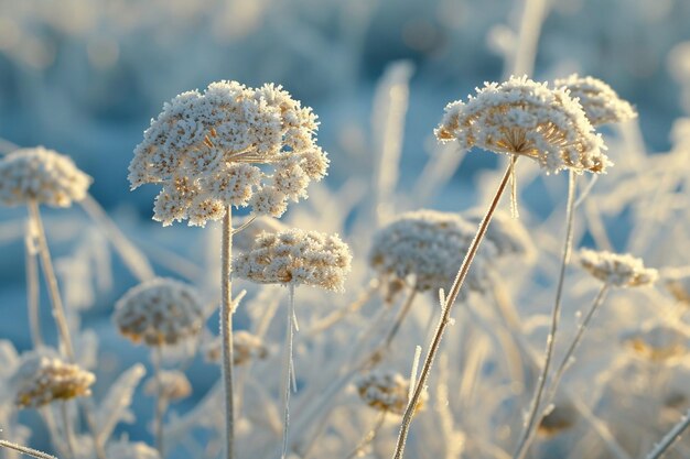 Météo hivernale des murmures du givre