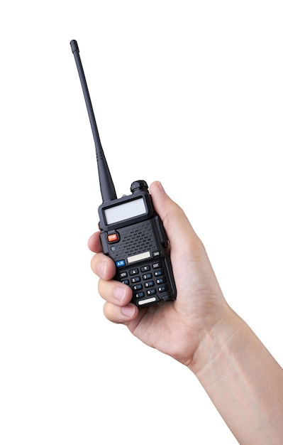 Émetteur-récepteur radio portable à la main